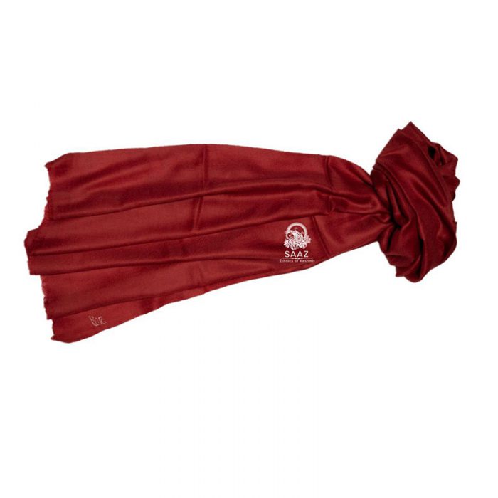 Maroon Pure Pashmina Stole