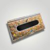 Wood Tissue Box with Handwork