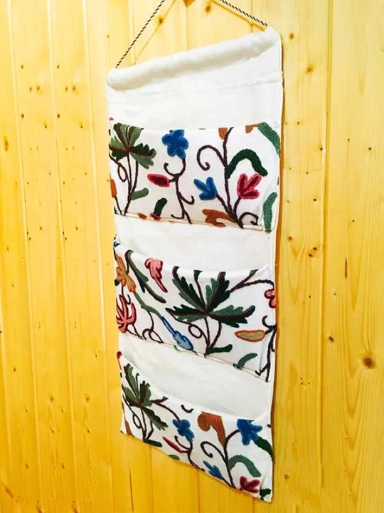 Beautiful Handwork Crewel Door/Wall Organiser