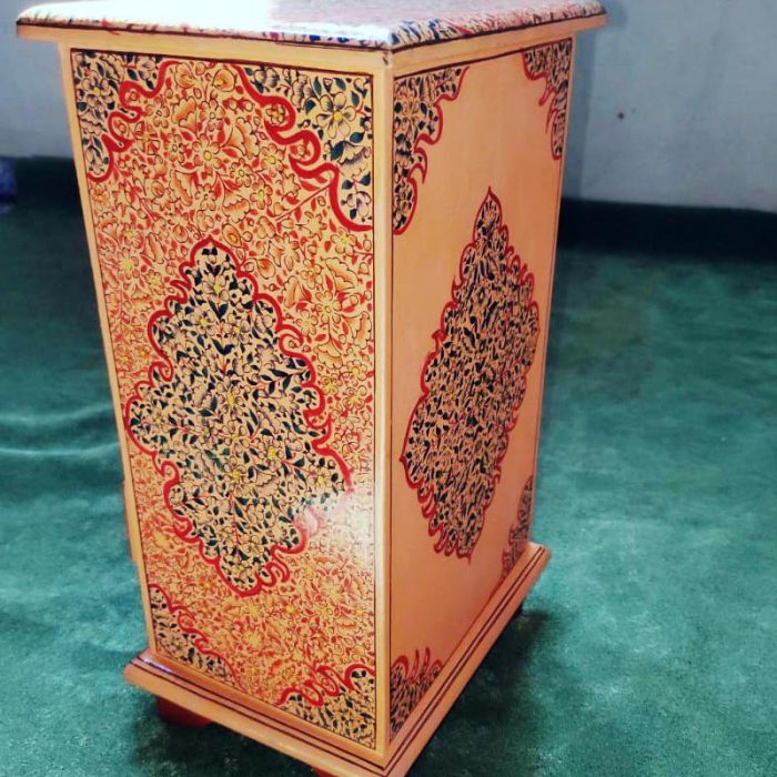 Hand Painted Accessory Box with 4 drawers - Image 2