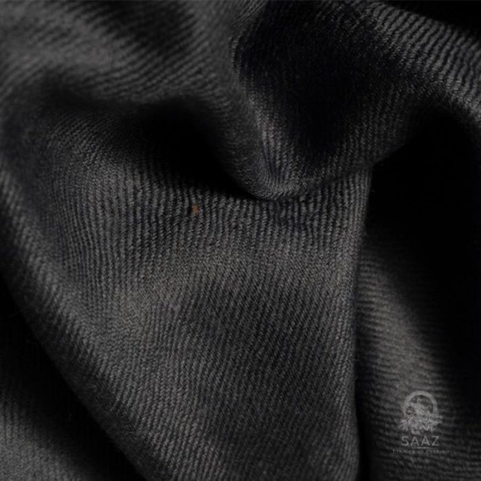 Grey Pure Pashmina Stole - Image 2