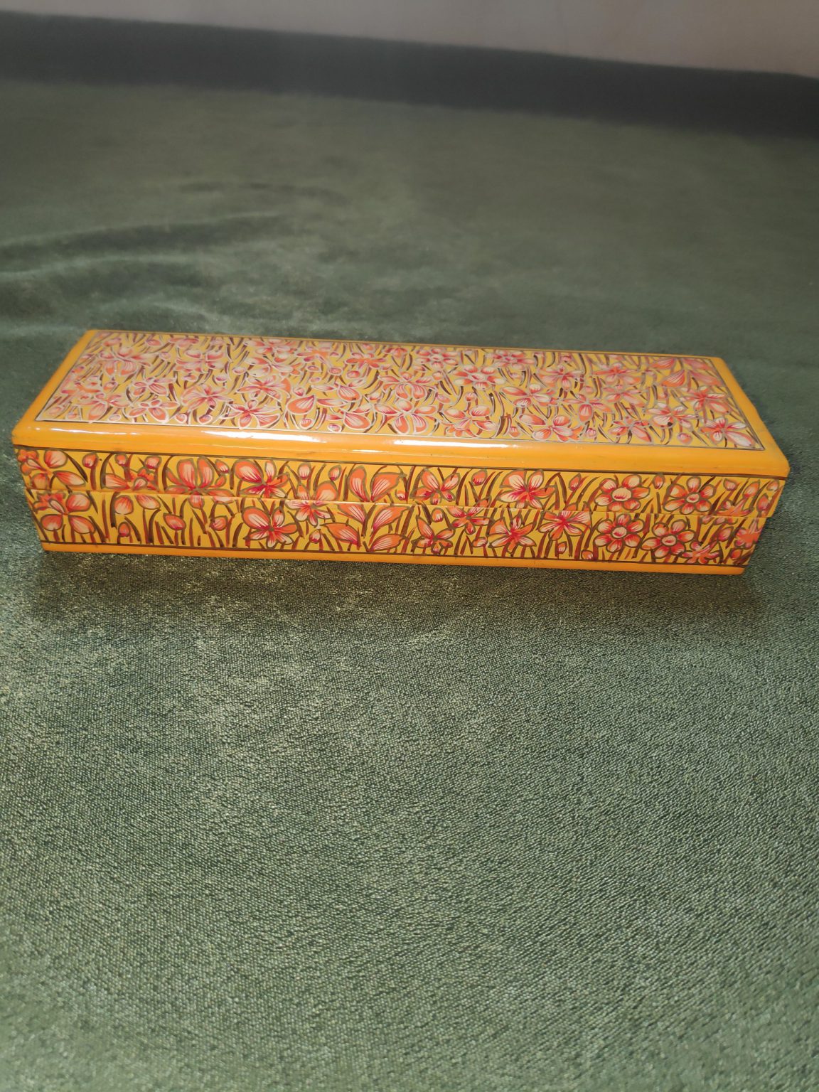 Paper Mache Pencil Box or Pen Box - Image 2