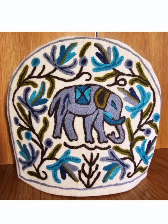 Purple Elephant Design Handmade Tea Cozy