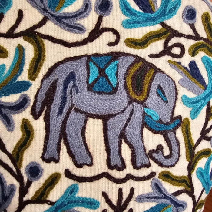 Purple Elephant Design Handmade Tea Cozy - Image 2