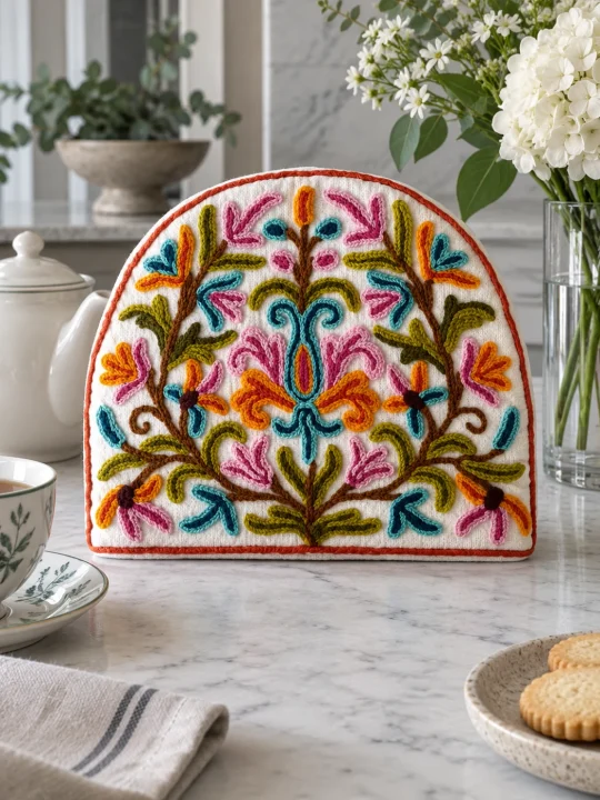 Multi Color Handmade Tea Cozy | Sinthan