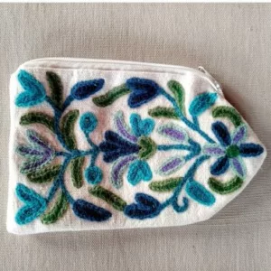 Kashmiri Crewel Pouch