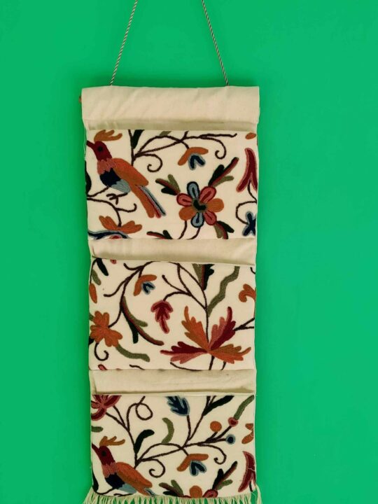 Crewel Wall Organizer
