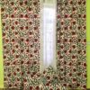 Red Leaf Chinar Design Crewel Curtain