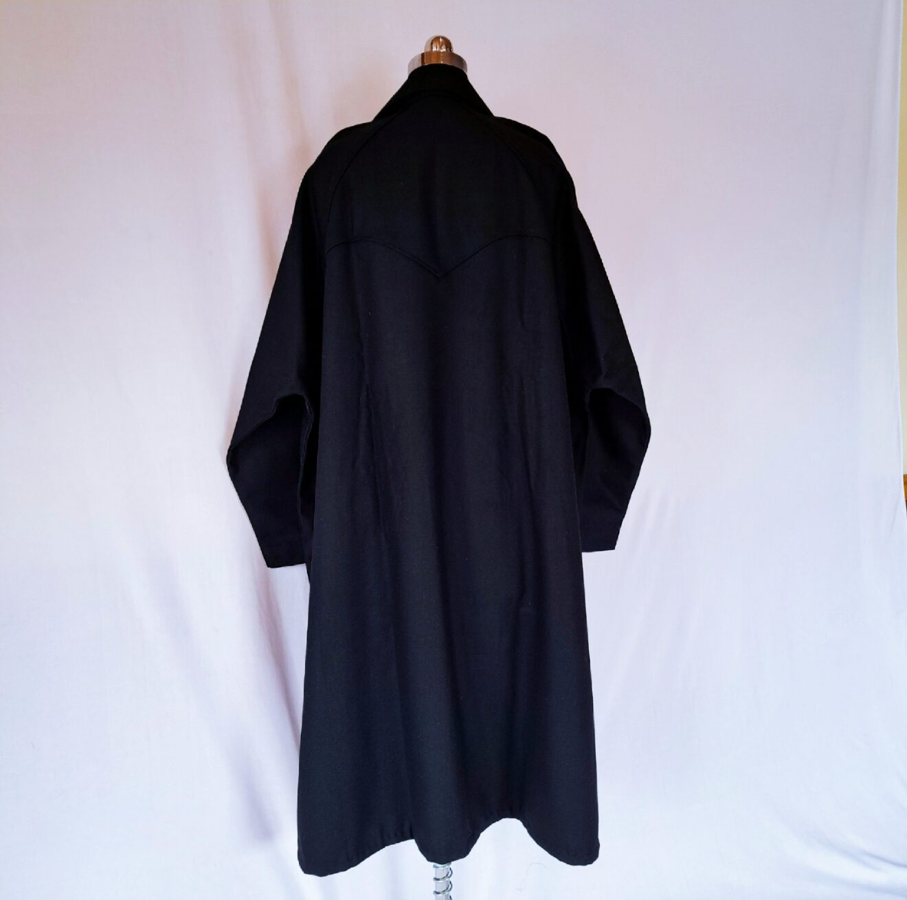 Black Mens Tweed Wool Custom Ragnal Pheran - Image 3