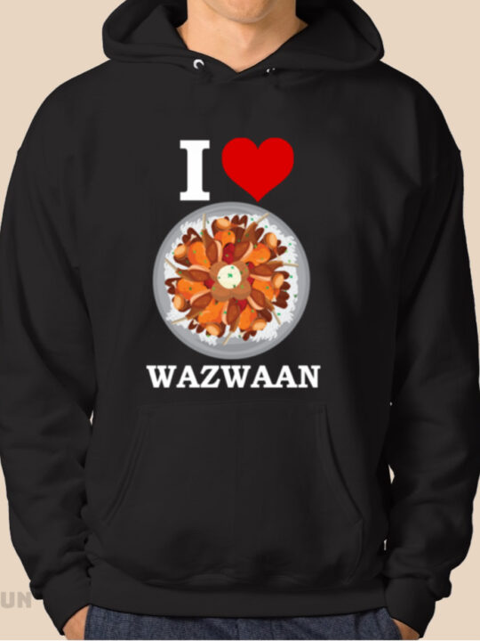 I Love Wazwan Unisex Hoodie