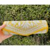 Yellow Clucth With Silver Tilla