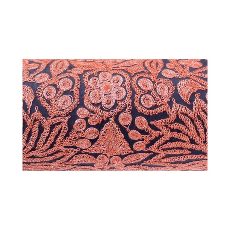 Black Clutch With Copper Tilla - Image 3