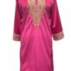 Magenta Velvet Tillawork Pheran