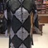 Black & Grey Pure Woolen Jacket in Aari Work