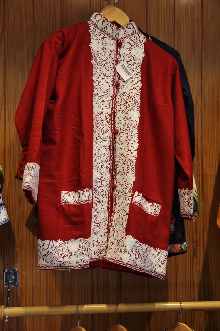 Red Winter Woolen Short Jacket