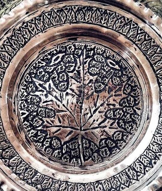 6 Handmade Copper Plates