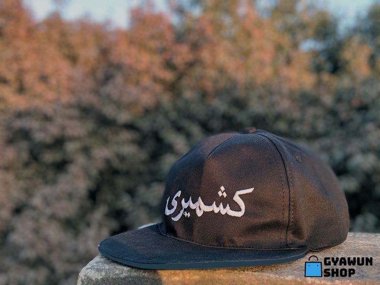 Kashmiri Snapback Black Cap - Image 2