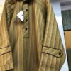 Golden Brown Self Stripe Pheran for Men