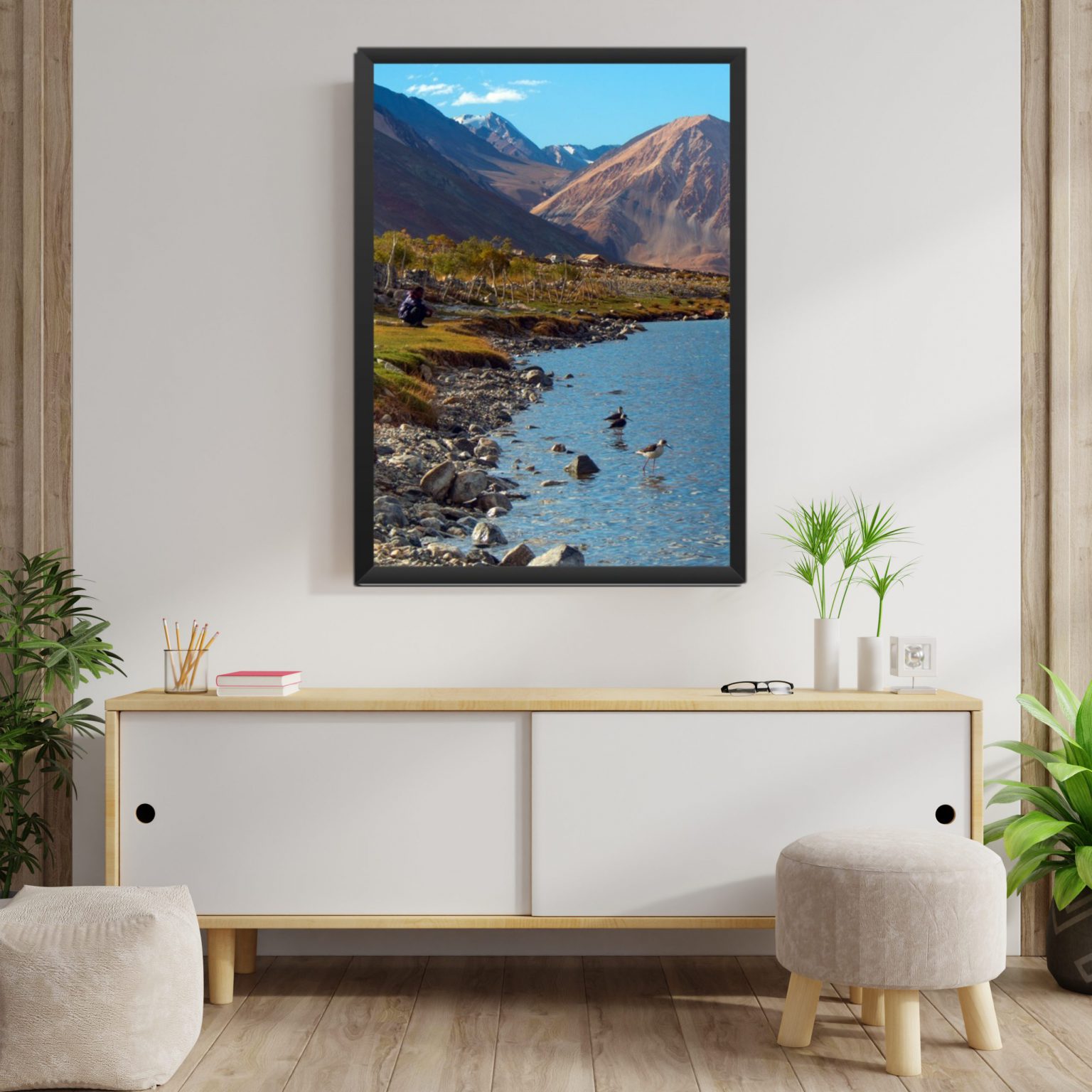 Kashmir Scenery A3 Framed Poster - Image 2