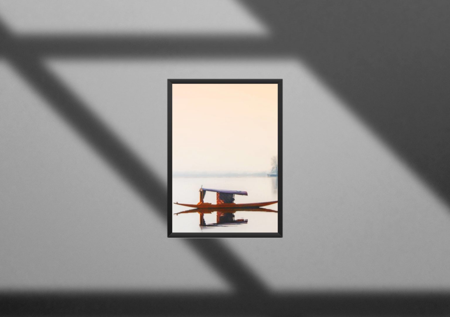 Shikara A3 Framed Poster