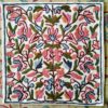 Rosy Hand Embroidered Kashmiri Crewel 16×16 Cushion Cover