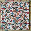 Prismatic Hand Embroidered Kashmiri Crewel 16×16 Cushion Cover
