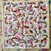 Pink Orange Hand Embroidered Kashmiri Crewel 16×16 Cushion Cover