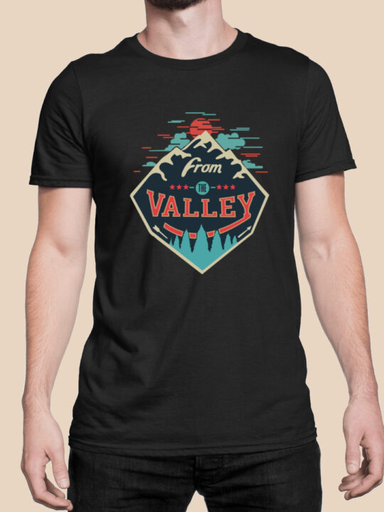 From The Valley Mountain T Shirt (M/F)