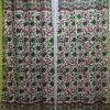 High Quality Green Leaf Chinar Crewel Curtain