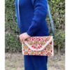 Velvet Sling With Crewel Embroidery