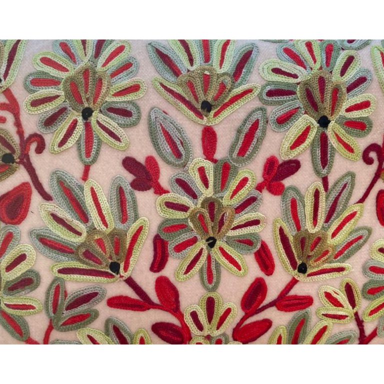 Velvet Sling With Crewel Embroidery - Image 5