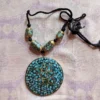 Handcrafted Turquoise Pendant Necklace | Blue Color