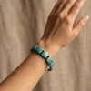Handcrafted Square Turquoise Bracelet