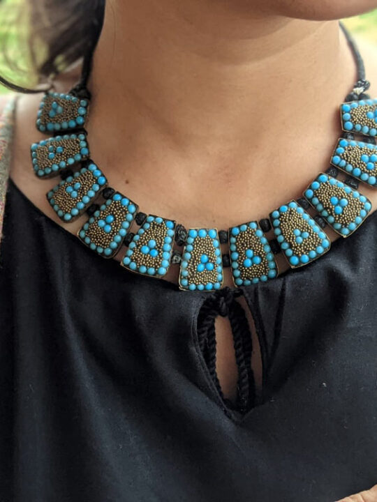Turquoise Handmade 3 Piece Jewellery Set