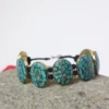 Handcrafted Round Turquoise Bracelet