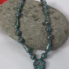 Unique Kashmiri Ferozi Stone Necklace | Handmade Turqoise Jewelry for Women