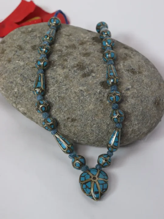 Kashmiri Ferozi Handmade Unique Necklace