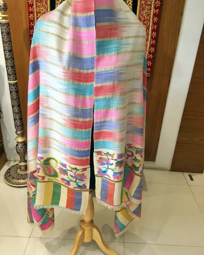 Pure Pashmina Kani Shawl - Image 2