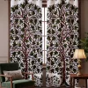 Green Jannat Chinar Tree Crewel Curtain