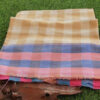 Multicolor Pure Handwoven Pashmina Check Shawl