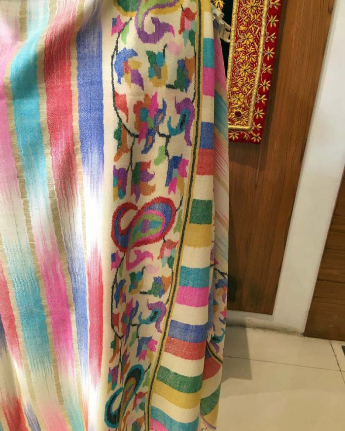 Pure Pashmina Kani Shawl - Image 3