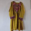 Cotton Silk Tunic in Hand Ari embroidery