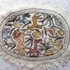 Animal Design Handmade Aari Embroidered Namda