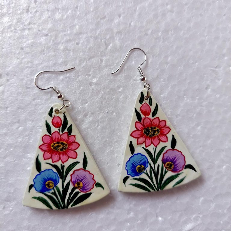 Posh Bagh Paper Mache Earrings
