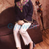 Black Summer Cool Aari Work Kurti