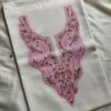 White Ruby Cotton Aari Embroidery Suit