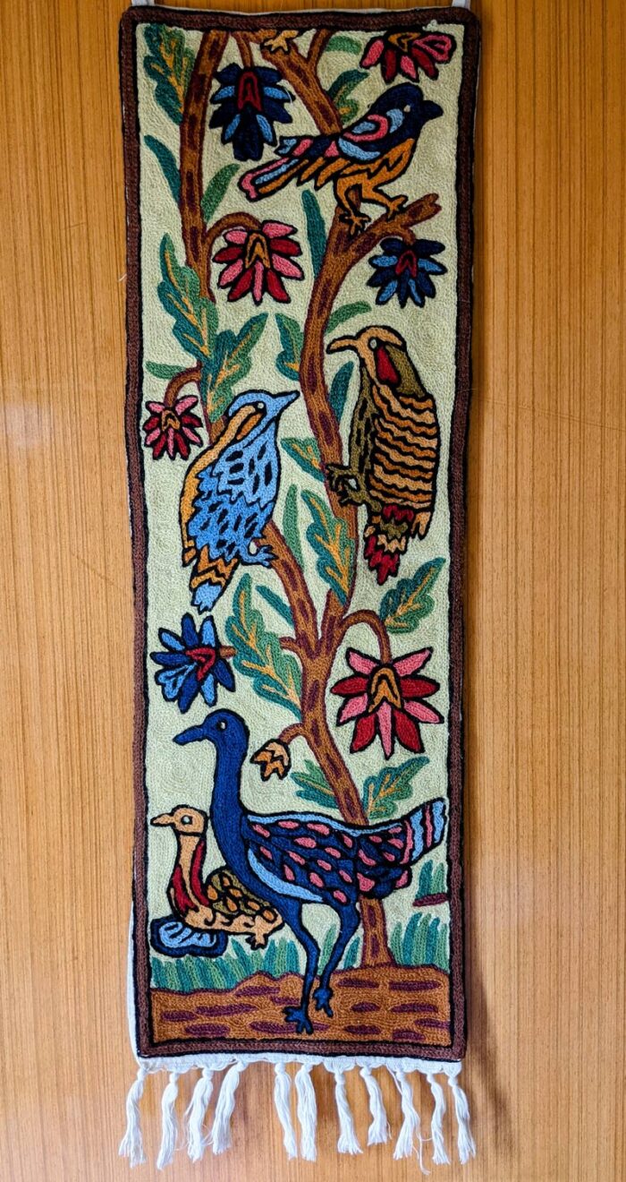 Exotic Embroidered Chainstitch Wall Hanging - Image 2