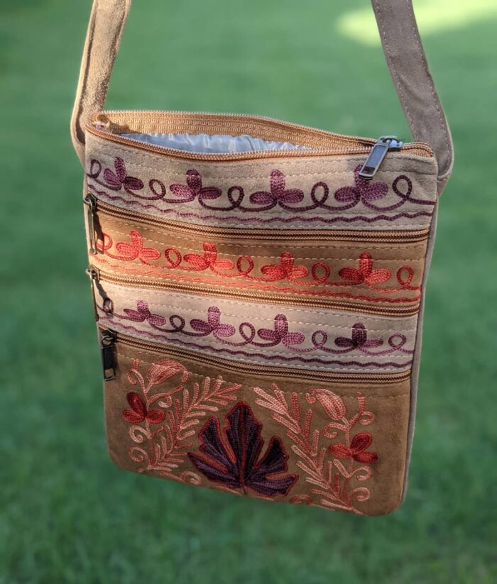 5 Zipper Chinar Leaf Bag