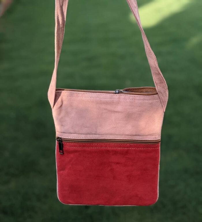 5 Zipper Multi Chinar Leaf Bag - Image 2
