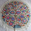 5x5ft Round Kashmiri Hand Embroidered Namda